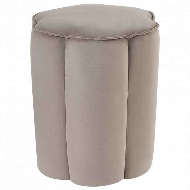 Beliani PUF Taupe Tappen