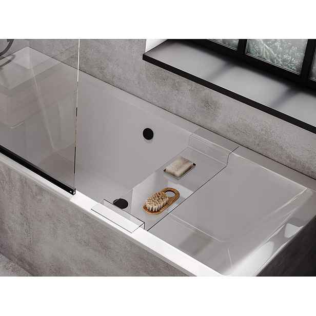 BESCO Olsen Spa  VANPWCL70 - Polička na vanu CLEAR