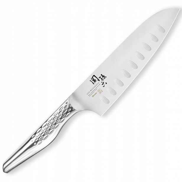 Nůž Santoku s dutými výbrusy Kai Sekimagoroku Shoso 16,5 cm