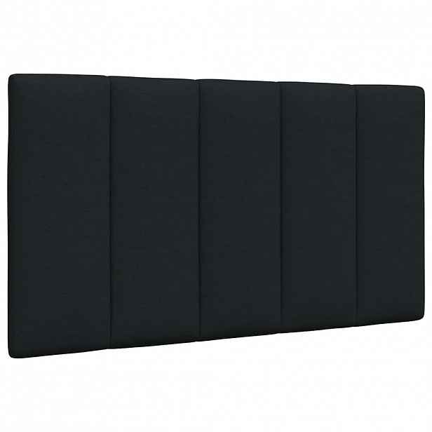 vidaXL Polštář na čelo postele Hanko černý 80 cm textil