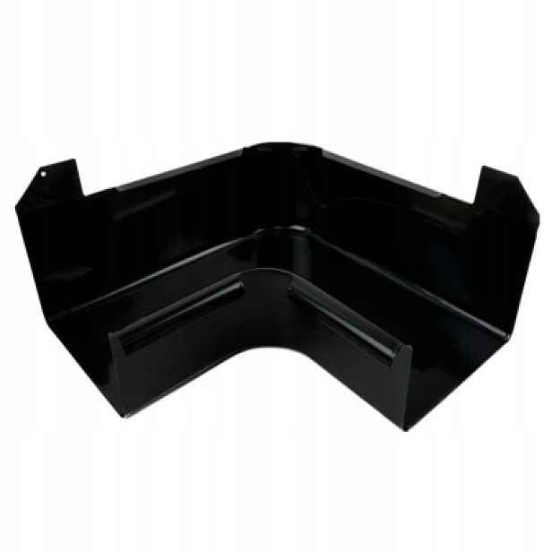 Vnitřní rohový úhel 90° pro okap 125 mm Galeco OCEL2 černý Ral 9005