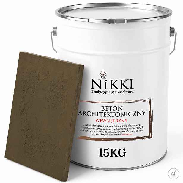 Dekorativní architektonický beton vnitřní 10 m2 15 kg Khaki Tmavě F456