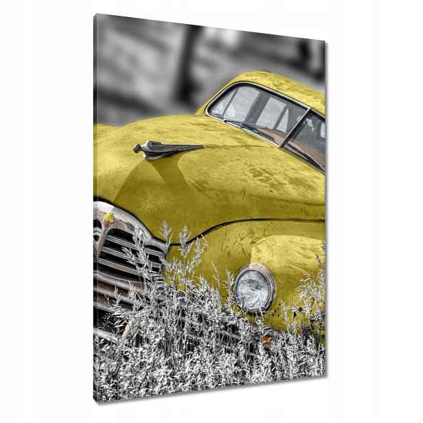 Obrazy 70x100 Žlutý oldtimer