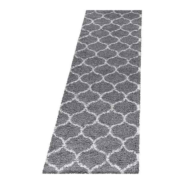 Šedý běhoun 80x250 cm Salsa – Ayyildiz Carpets