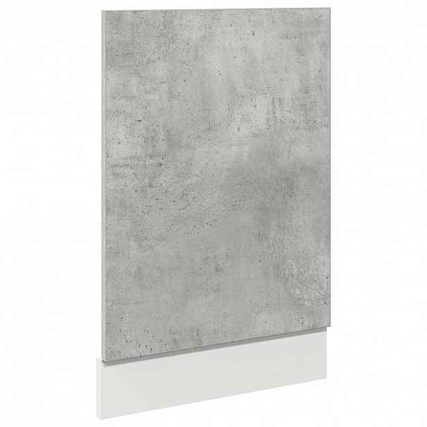 vidaXL Panel k myčce "Lyon" betonově šedý 45x3x67 cm