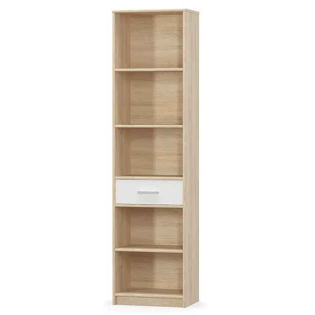 Casarredo Regál TIPS 1S dub sonoma/bílá mat