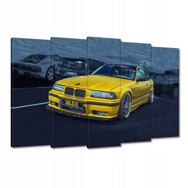 Obrazy 150x95 Zlaté auto Bmw Auto