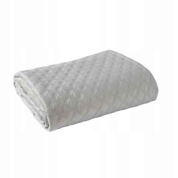 Prošívaný přehoz Velvi velvet 170x210 020 šedý