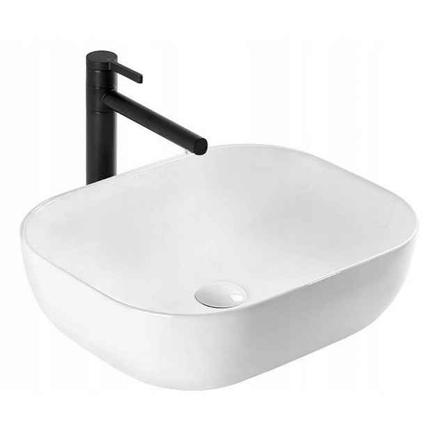 Umyvadlo Belinda Slim 46,5x33 bílé (REA-U6521) /po/