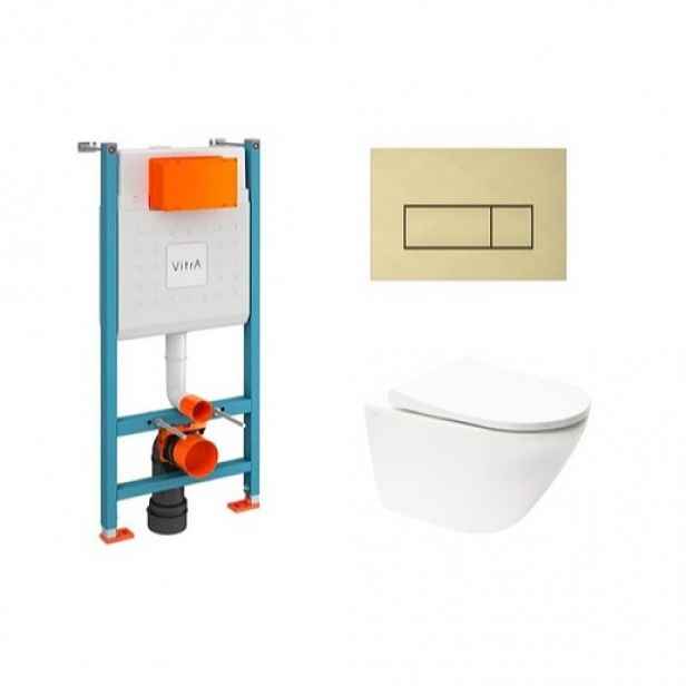 Závěsný WC set do lehkých stěn / předstěnová Vitra S60 SIKOVSG1