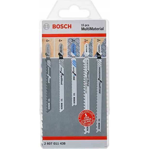 Sada pilových listů pro mnoho materiálů. 14 1 díl. Bosch