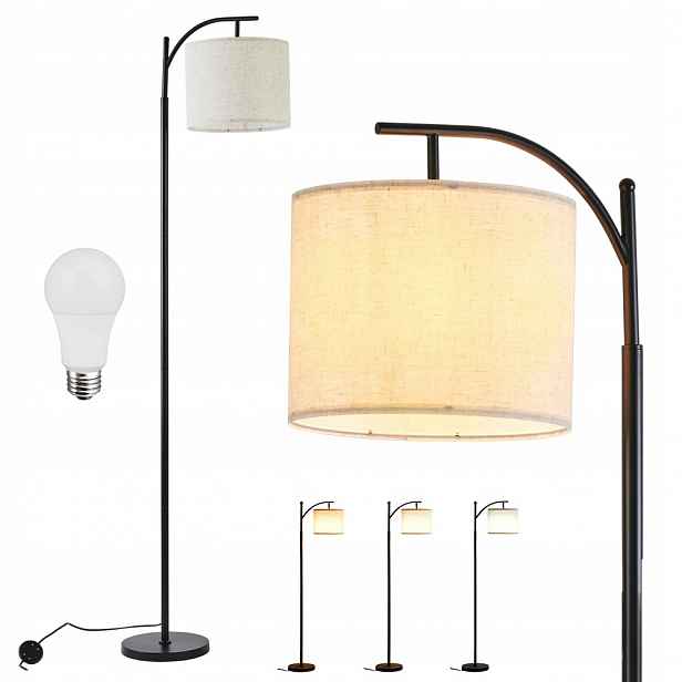 Stojací Lampa Podlahová Lampa E27 Led Noční 175 CM