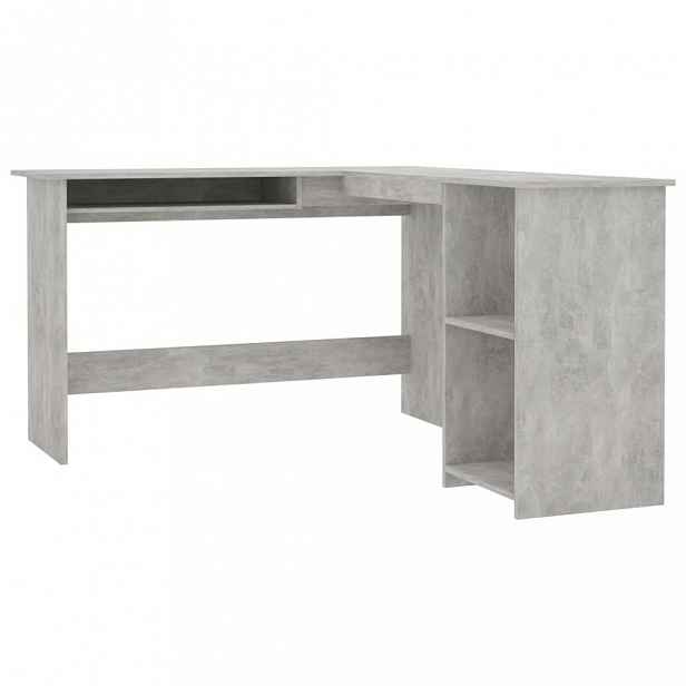 Rohový psací stůl 120x140 cm Beton