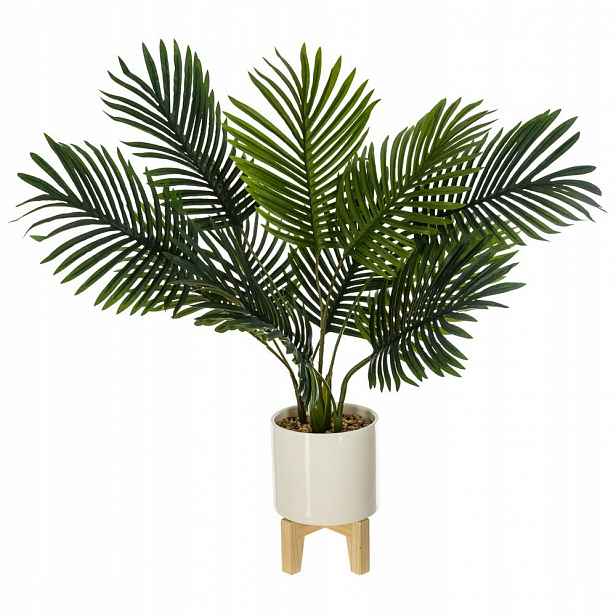 Umělá Palma V Bílém Keramickém Květináči H 72 cm