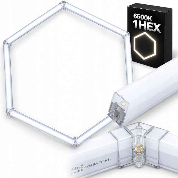 Bílá stropní svítidlo 1 ks Led HEX1 42W 6500K 92x79 Cm studio servis