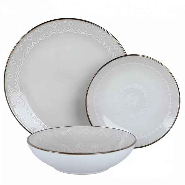 Jídelní servis Mandala 18ks 659975