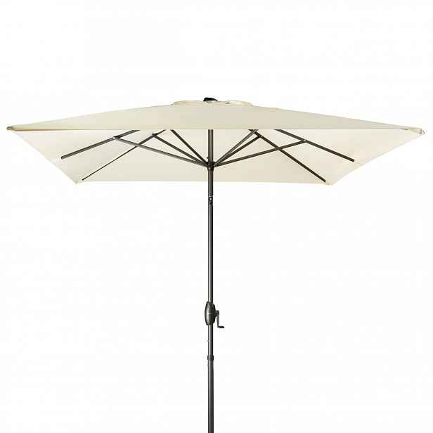 Obdélníkový naklápěcí slunečník Derby Basic Lift Neo 2,5 × 2 m, přírodní