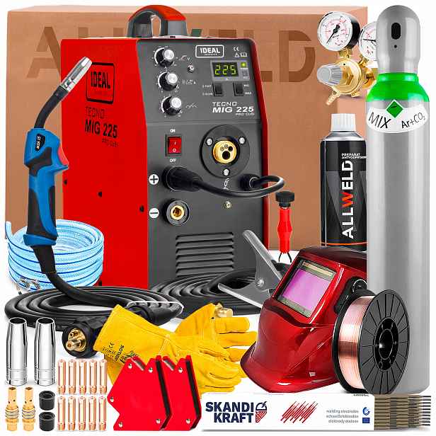 Svářečka Migomat Ideal Tecno Mig 225 Mma Tig Lift 230V 225A Lutosvařování