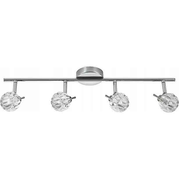 Svítidlo chromové lišty 4XG9 40W Bombola Candellux