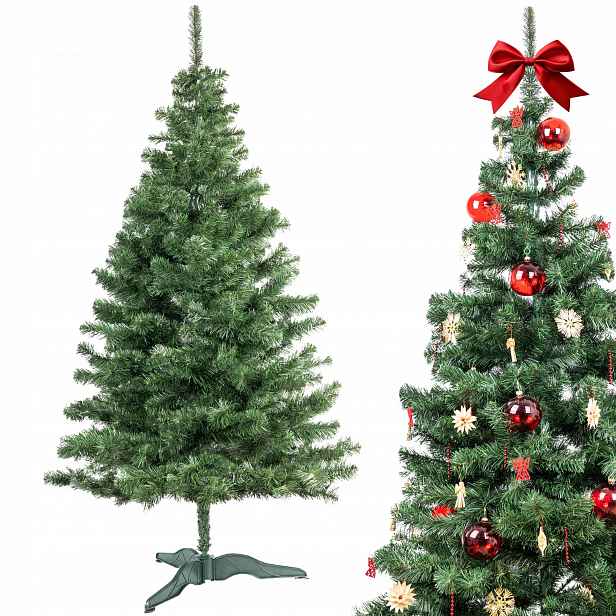 Umělý vánoční stromeček pro dekoraci vánočního stromku 220 cm