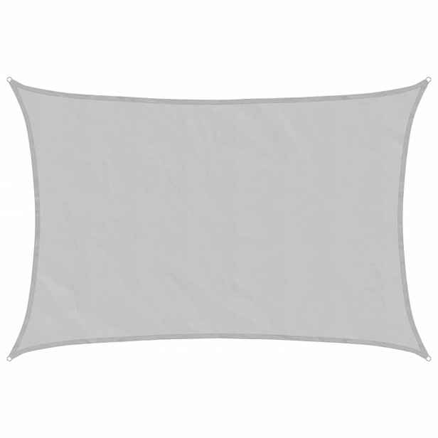 vidaXL Stínicí plachta světle šedá 3,5x5 m 100% polyester oxford
