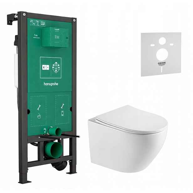 7v1 Podomítkový Wc Set Stelaz Hansgrohe iFrame Wc Mísa Tornado Imprese