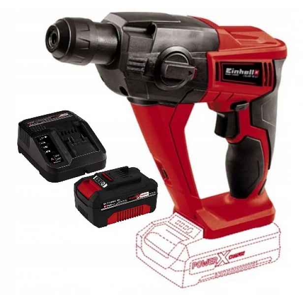 Einhell Akumulátorové Příklepové Kladivo Te-hd 18 Li Set 4,0AH