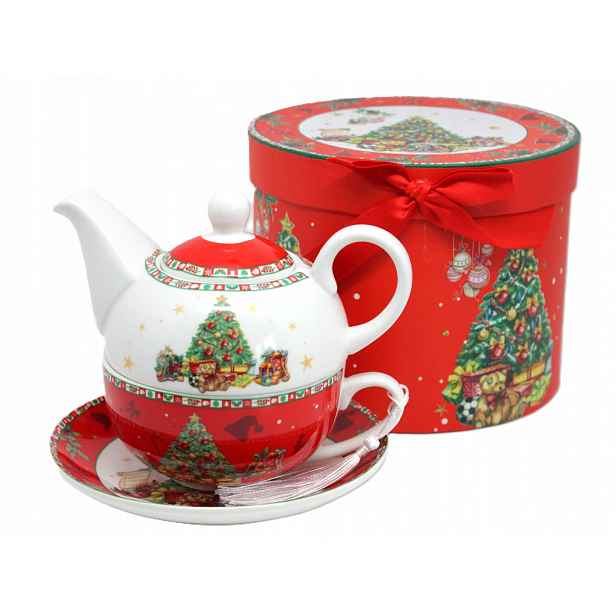 Vánoční džbán s šálek Tea for one džbán 300 ml šálek 200 ml