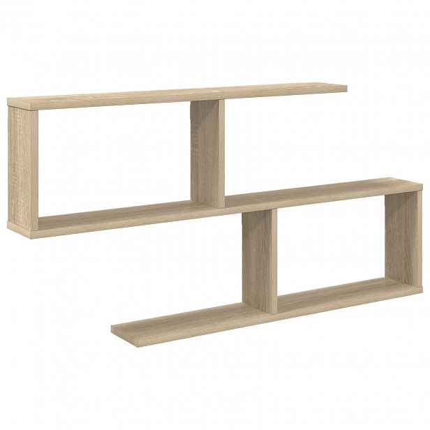 vidaXL Nástěnná polička Dub sonoma 100 x 12 x 50,5 cm Kompozitní dřevo