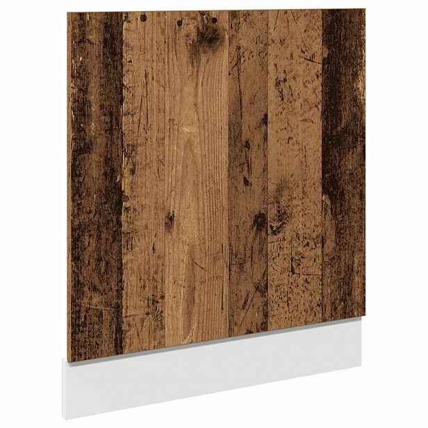 vidaXL Panel na myčku old wood 60 x 1,5 x 67 cm kompozitní dřevo