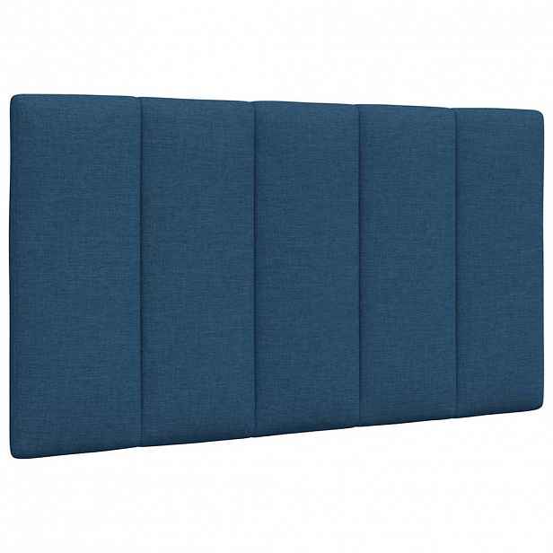 vidaXL Polštář na čelo postele Hanko modrý 80 cm textil