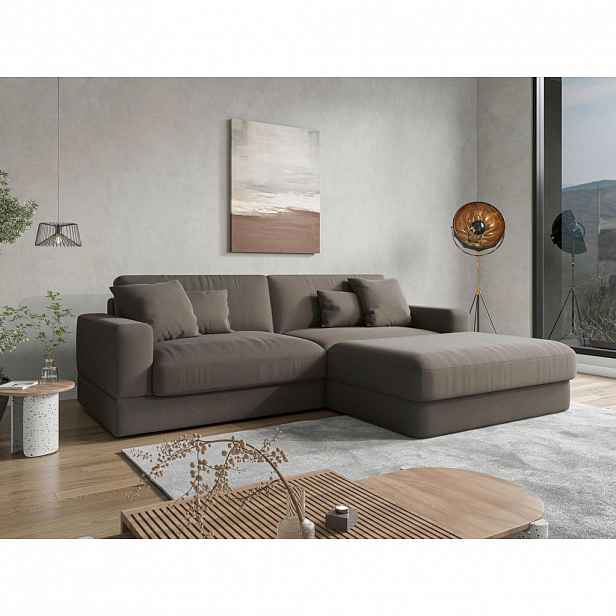 Sit & More ROHOVÁ SEDAČKA, textil, barvy grafitu