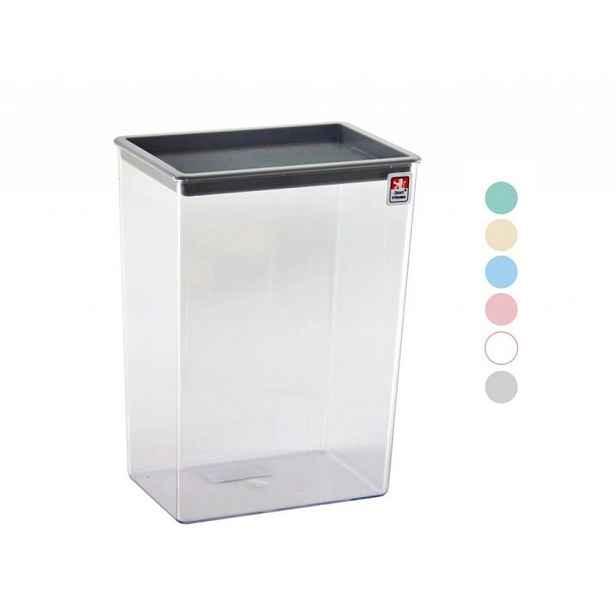 krabice-dóza vys.2000ml, mix barev, plast