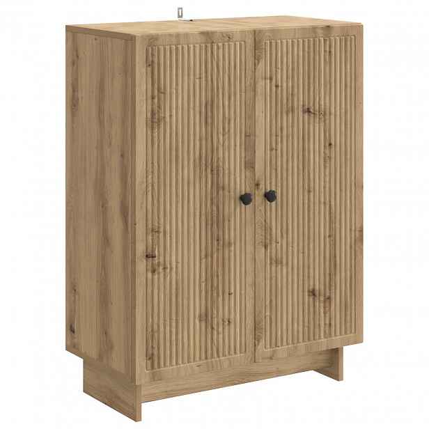 vidaXL Servírovací skříň Dub artisan 66 x 34,5 x 90 cm