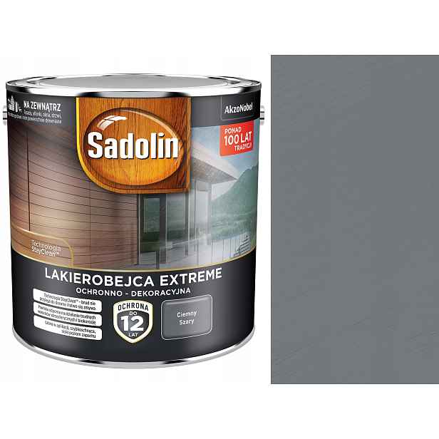 Sadolin Lakobejca Extreme Tmavě šedá 2,5L
