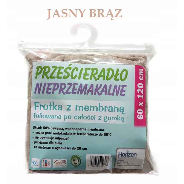Nepropustné prostěradlo froté Premium Béžové