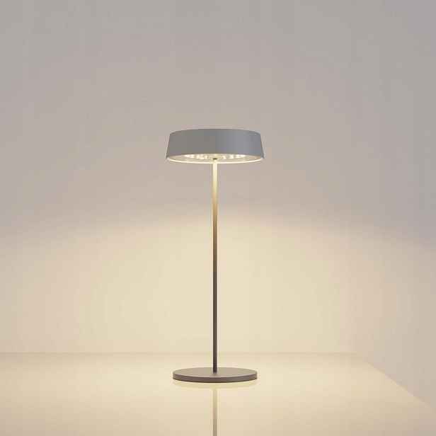 Palmina 901 Grigio Led stolní lampa bezdrátová 4400 mAh IP54 šedá