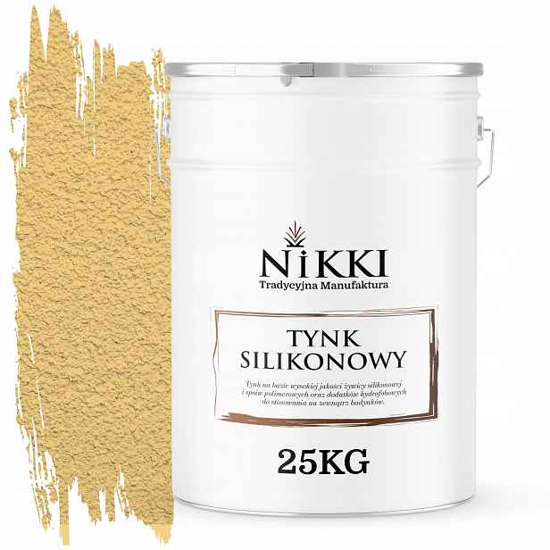 Silikonová Fasádní Omítka Barva Žlutá F645 25 Kg Beránek Granulace 1.0 mm