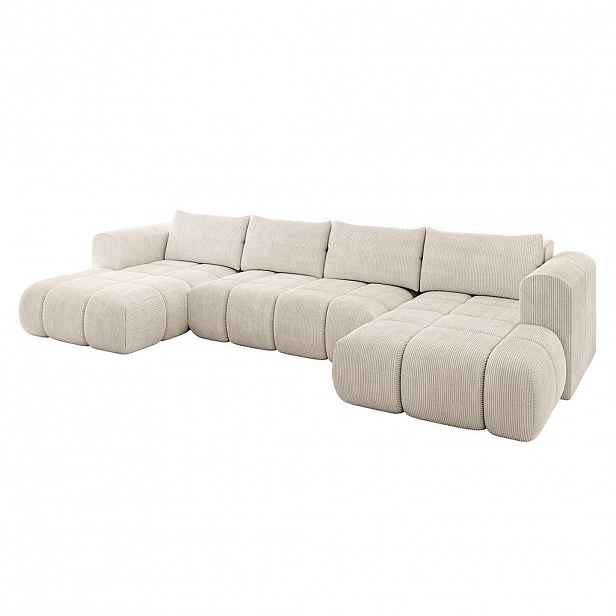 ALTDECOR SEDACÍ SOUPRAVA CLOUD-U 405x185x90 béžový manšestr
