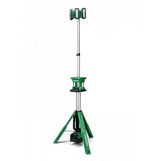 HiKOKI - 18V AKU LED svítilna se stativem, síťové a bateriové napájení UB18DGW4Z