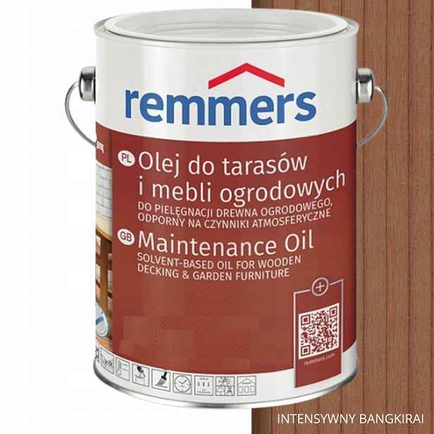Remmers Olej Na Terasy Zahradního Nábytku Z Intenzivního Dřeva Bangkirai 2,5 L
