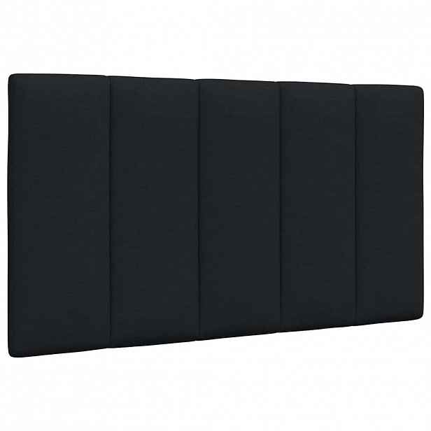 vidaXL Polštář na čelo postele Hanko černý 90 cm textil