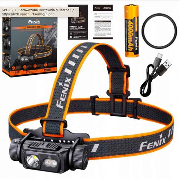 Čelovka Fenix HM60R V2.0 černá