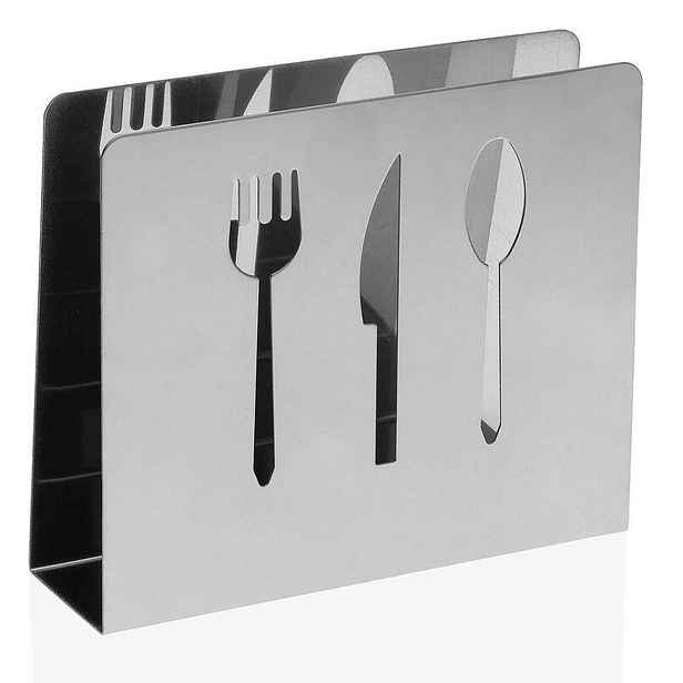 Royal Kitchen Nerezový stojan na ubrousky 12x10 cm, 46493