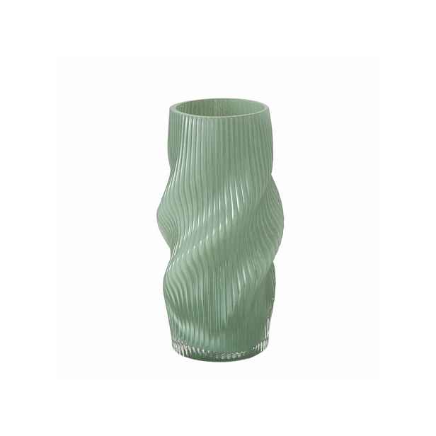 Skleněná váza Verese, 30 cm, zelená
