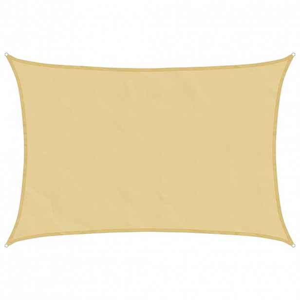 vidaXL Stínicí plachta písková 3x4,5 m 100% polyester oxford