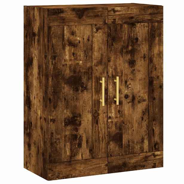 vidaXL Nástěnná skříňka kouřový dub 69,5 x 34 x 90 cm kompozitní dřevo