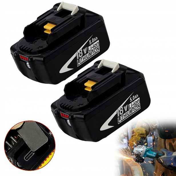 2X 18V Baterie Pro Nářadí Makita BL1850 BL1860B BL1855 BL1840