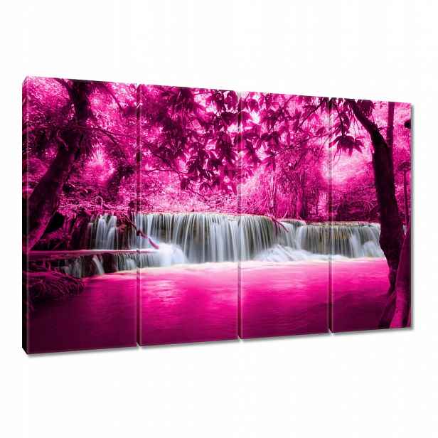 Obraz 120x80 Růžový vodopád
