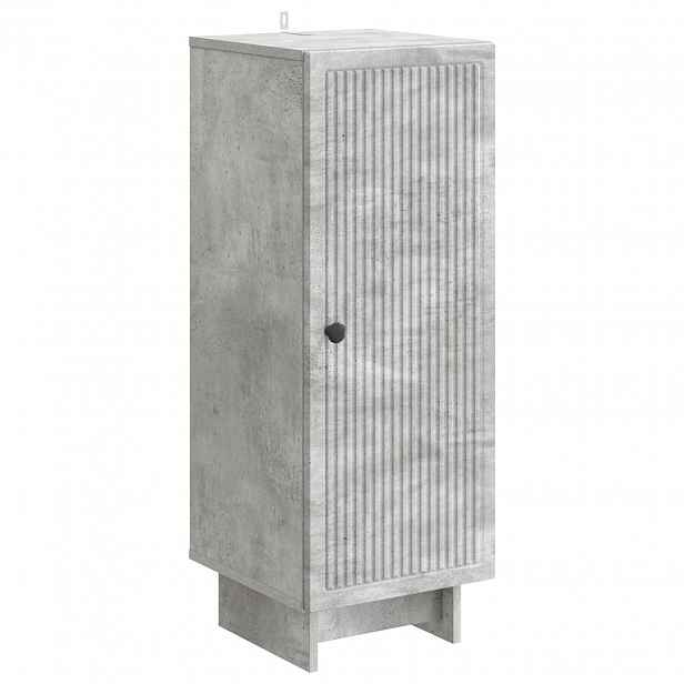 vidaXL Servírovací skříň Betonově šedá 33 x 34,5 x 90 cm